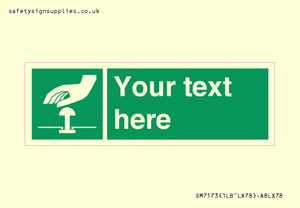 Custom Safe condition: Emergency stop button